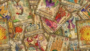 Fond, cartes de Tarot